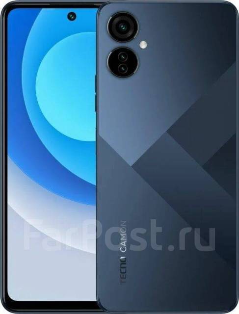 Смартфон Tecno Camon 19 Neo 6/128, 6.78", моноблок, черный, 3G, 4G LTE ...