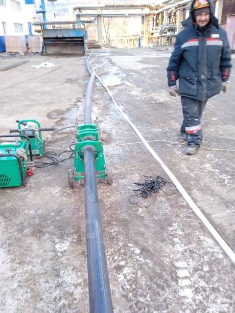 Монтаж пнд труб электромуфтовая сварка ПНД труб 20-1200 мм во Владивостоке