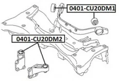 ����������� ��������� ��������� ������ | ��� ����/��� | Mitsubishi/ Airtrek CU 2001-2005 0401CU20DM1 ����