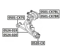 ����������� ������ �������� ������ | ����� ��� | Mazda/ CX-7 ER 2006- 0501CX7BL ����