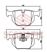 ������� ��������� �������� ��� BMW 5 2.5 2005 - 2010, BMW 5 2.5 2003 - 2010, BMW 5 2.5 2004 - 2010 Segmatic ���. SGBP2782 SGBP2782 ����
