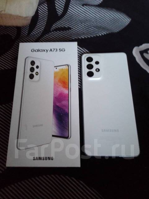 Samsung Galaxy A73 5G/8GB/128GB/обмен, 6.70", моноблок, белый, 4G LTE ...