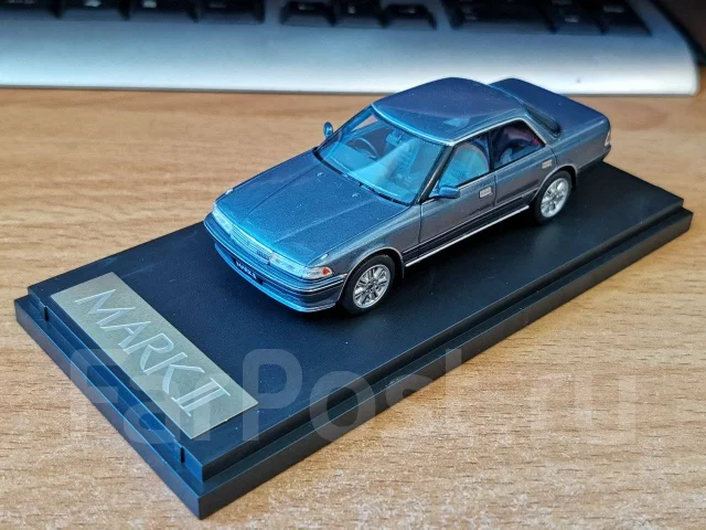 Mark43 1:43 Toyota Cresta 2.5GT Twin Turbo 1991 Noire – Miniature Collection, échelle 1/43
