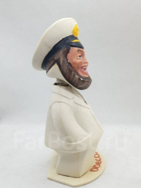 * Игрушка фигурка старая СССР Болванчик. Капитан. Одесса. Колкий пласт ...