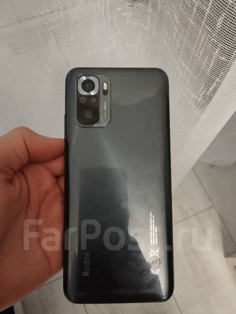 Телефон Xiaomi Redmi note 10s, 128 гб, 6.43", моноблок, черный, 3G, 4G ...