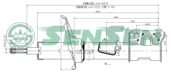 ����������� KIA Picanto (BA) 1,0-1,1CRDi 04.2004 �������� R Sensen ���. 42130675 42130675 ����