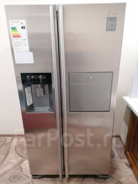 Двухкамерный Side-by-side холодильник LG Total No Frost gc-p207bakv, б ...
