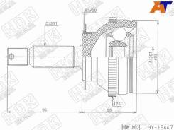 ���� (�������/ ��������) Hyundai Santa Fe 00-06 / Santa Fe Classic 07-13 HDK HY-016A47, �������� HY016A47 ����