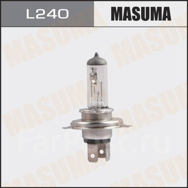 Лампа H4 12V 60/55W P43T-38 Masuma L240 купить во Владивостоке по цене ...