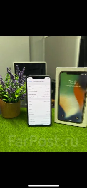 Apple iPhone X. �/�, 64 ��, �����, 3G, 4G LTE, NFC ����