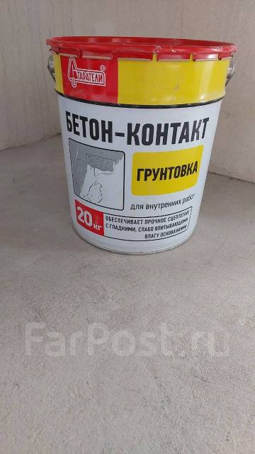 Грунт бетон-контакт 20кг Старатели, в наличии. Цена: 2 800₽ в Хабаровске