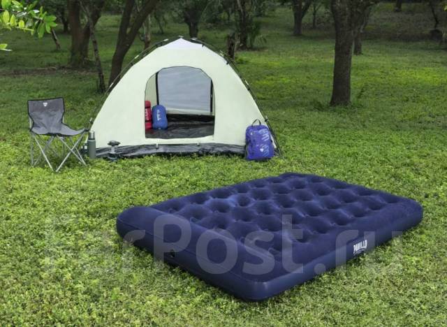 Матрас надувной Bestway 67226 203x152x28см с встроенным ножным насосом ...
