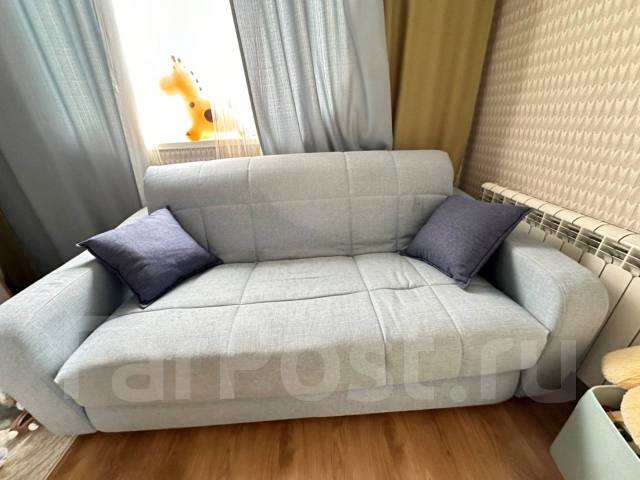 Диван- кровать с независымым пружинным блоком, аккордеон, ткань, ящик ...