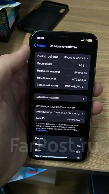 Apple iPhone Xs. �/�, 64 ��, �������, 4G LTE ����