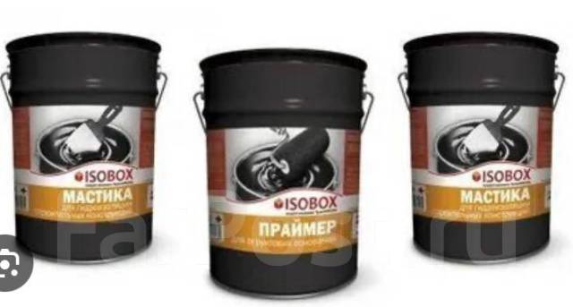 Мастика(праймер) Isobox 22кг, для кровельных работ и гидроизоляции, в ...