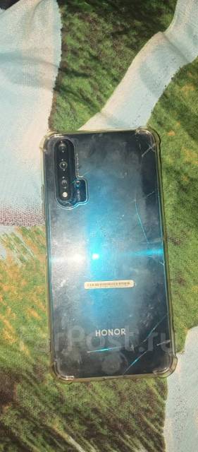 Продам телефон, Honor 20, 256 гб, 6.26", синий, 4G LTE, NFC, б/у, в ...