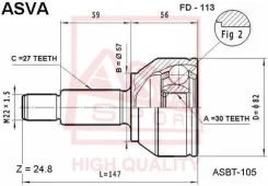 ���� �������� 30x57x27 fd113 ASVA FD113 ����