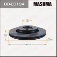 ���� ��������� Masuma, rear Volkswagen Transporter 03- [��.2] Masuma, ������ BDE0194 ����