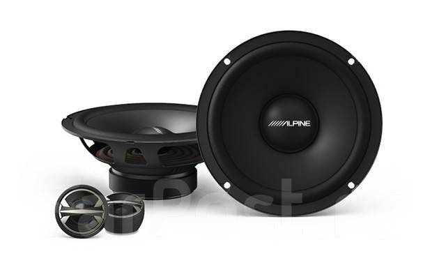 Динамики двухполосные компонентные Alpine EL-E65C, 45 Вт, пассивный ...