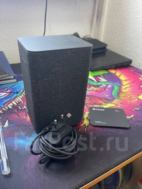 Умная колонка с Алисой Яндекс Станция, б/у, в наличии. Цена: 9 000₽ во ...