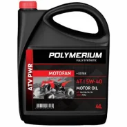 Polymerium Motofan 4T. 5W-40, �������������, 4��. ����