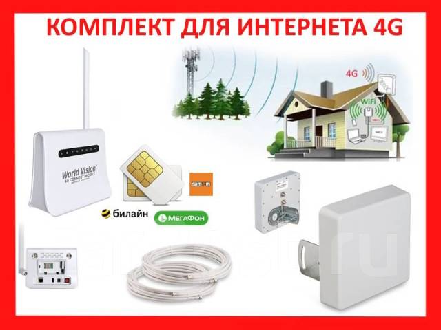 4G Wi-Fi интернет в частный дом или на дачу, новый, в наличии. Цена: 8 ...