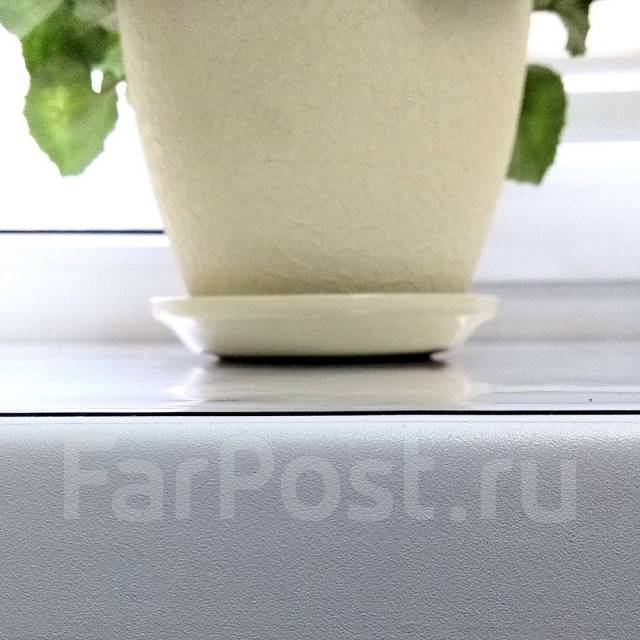 Клеёнка гибкое стекло пленка ПВХ для подоконника 120х20 см, новый, в ...