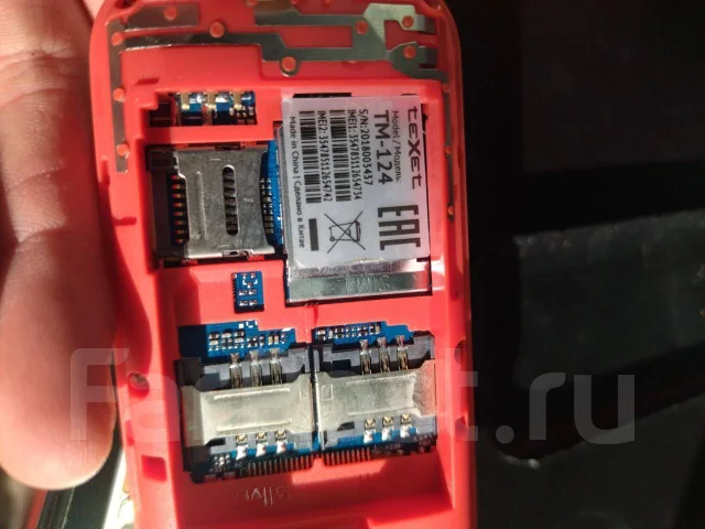 teXet TM-124. �/�, ������, ��������� ����