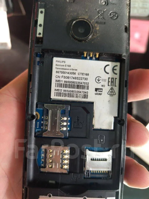 Philips Xenium E168. �/�, ������, ��������� ����