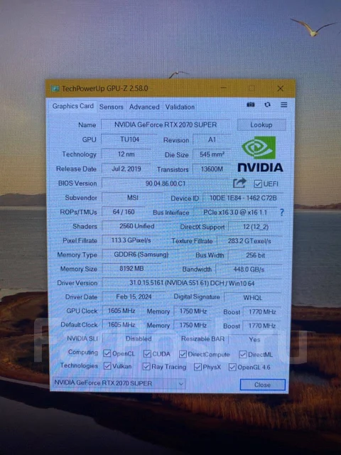 GeForce RTX 2070 SUPER ����