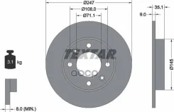 ���� ��������� ������ � ��������� PRO Citroen/Citroen (DF-PSA)/ Nissan (Dongfeng)/ Peugeot Textar 92111703 Citroen/Citroen (DF-PSA)/Nissan (Dongfeng)...