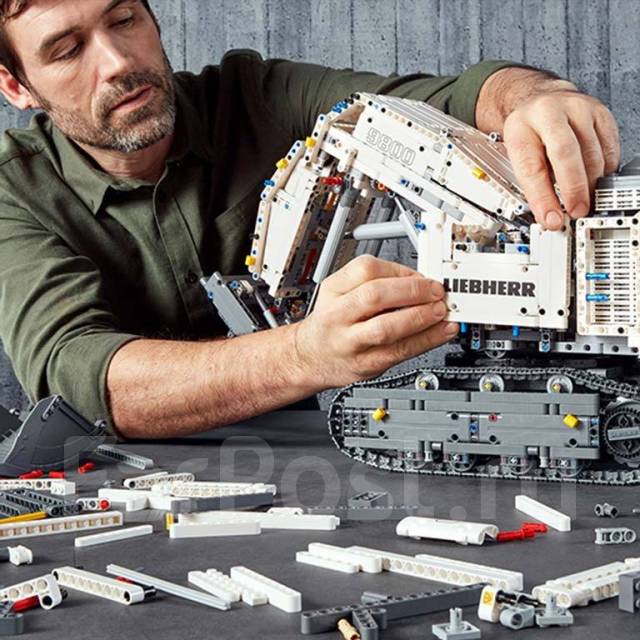 Оригинальный конструктор Lego Technic 42100 Экскаватор Liebherr R 9800 ...