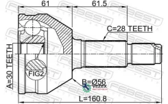 ���� �������� 30X56X28 Febest 1510007 1510007 ����