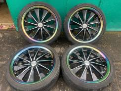 RAYS Black Fleet. 8.0x19", 5x114.3, ET38,  73,1.     