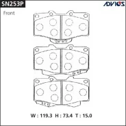 �������� ��������� ������� Advics �������� SN253P SN253P ����