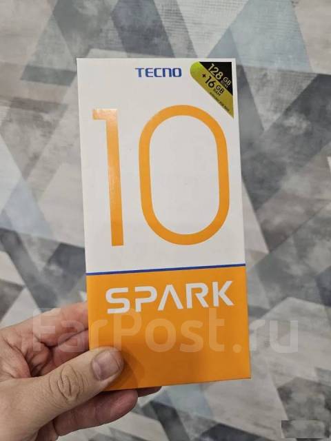 Tecno Spark 10 4/128GB Новый, гарантия 1 год, 6.60", в наличии. Цена: 7 ...