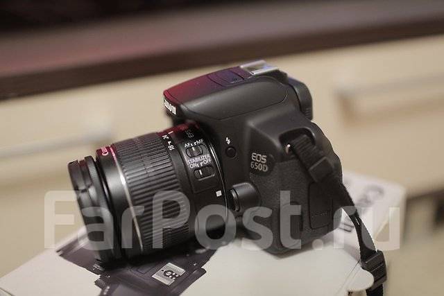 Canon 650d kit + карта памяти на 16gb, состояние нового фотоаппарата ...