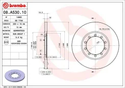08. A530.10_���� ���� 08a53010 Brembo 08A53010 ����