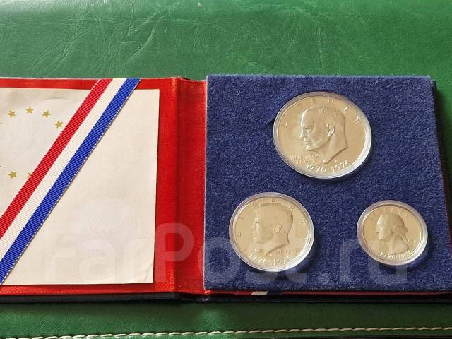 Серебро! США. Набор монет 200 лет независимости. Торг! Лимитированное ...