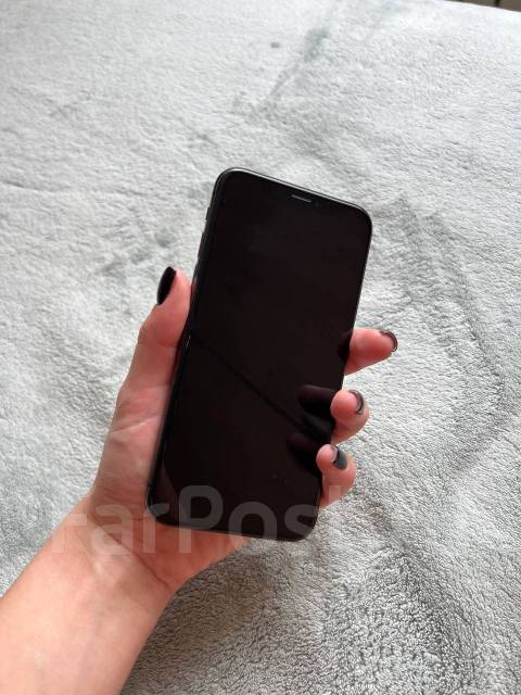 Айфон х, 256, отличное состояние, Apple iPhone X, 5.80", черный, б/у, в ...