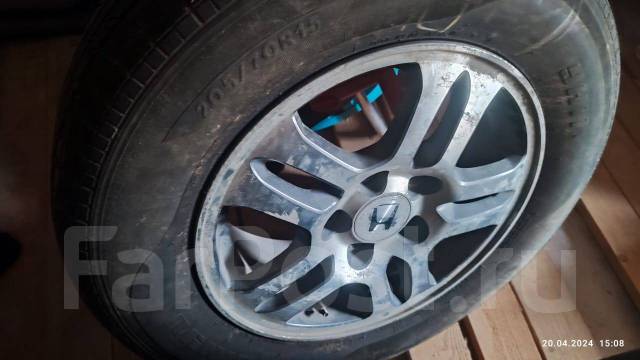Диски R 15, Honda, 15", 1 шт, 4 шт, б/у, в наличии. Цена: 10 000₽ в Артеме