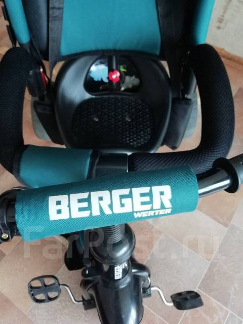 Велосипед 3-х колёсный с ручкой Berger, б/у, в наличии. Цена: 5 000₽ во ...
