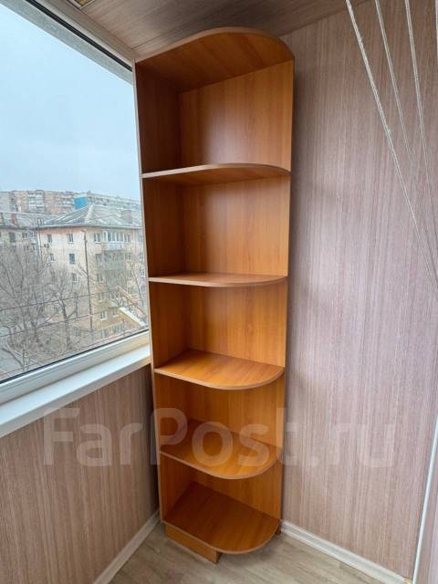 Полка угловая напольная, угловой, 56,0 см, 220,0 см, 30,0 см, б/у, в ...