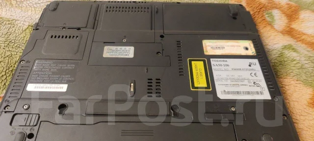 Toshiba Satellite. 15", 500����, ��� 1024 ��, ���� 160���, WiFi: 1, ����������� �� 15��. ����