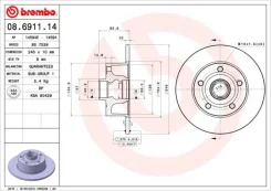 ���� ��������� 08691114 Brembo 08691114 ����