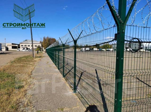 Забор 3д, евроштакетник, профлист, сетка рабица. Установка, монтаж ...