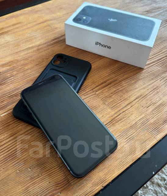 Apple iPhone 11 64gb (полный комплект), 64 гб, 6.10", моноблок, б/у, в ...