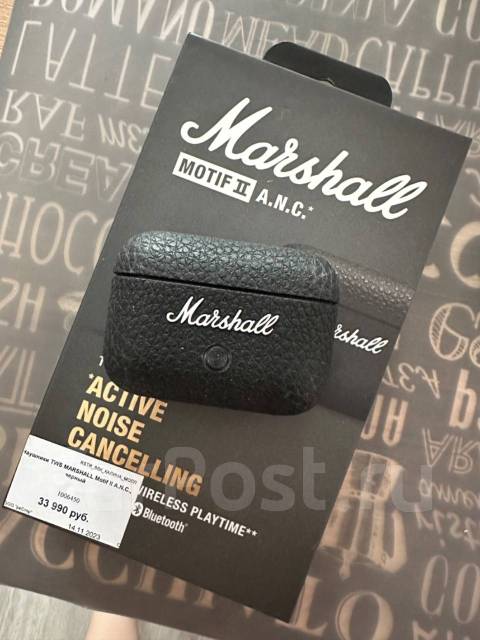 Беспроводные наушники Marshall Motif II A. N. C, б/у, в наличии. Цена ...