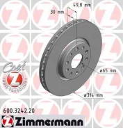 ���� ��������� ! �����. 314x30/50-5x112 VW Sharan 1.4TSi/2.0TDi 10 OTTO Zimmermann 600324220 600324220 ����