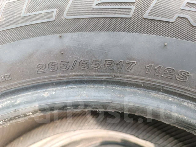 Bridgestone Dueler H/T 684II. �����������, 2010 ���, �/�, ����� 50 % ����